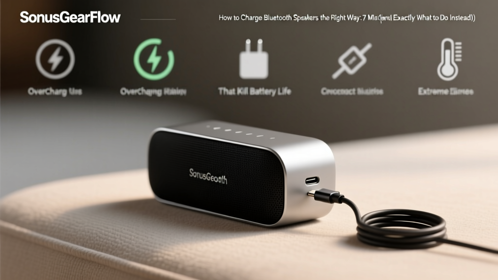 How to Charge Bluetooth Speakers Correctly