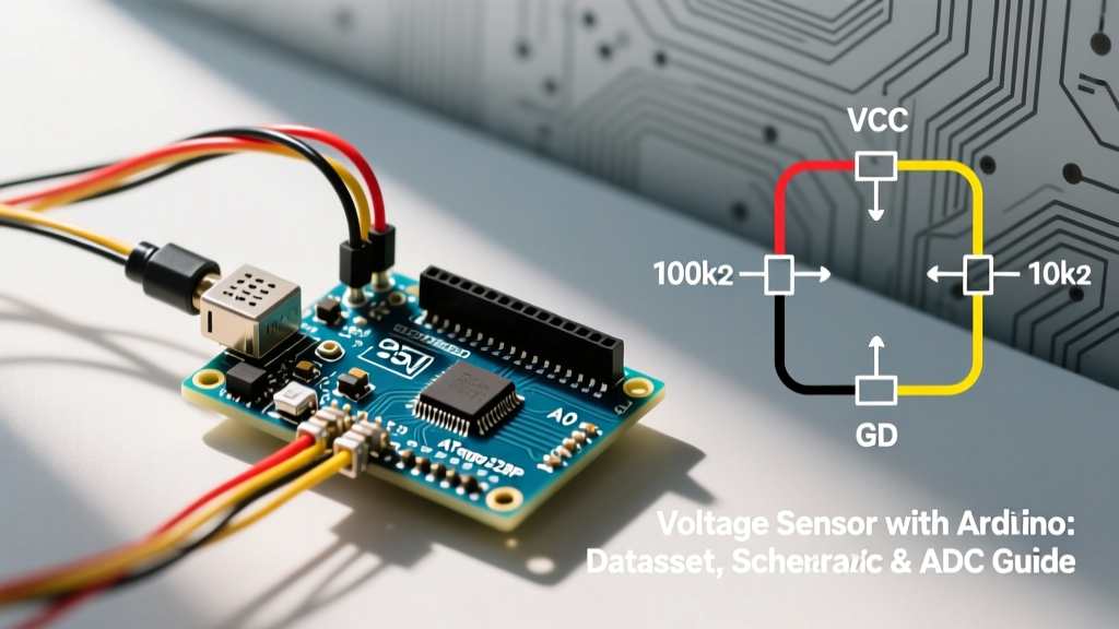 Voltage Sensor with Arduino: Datasheet, Schematic & ADC Guide