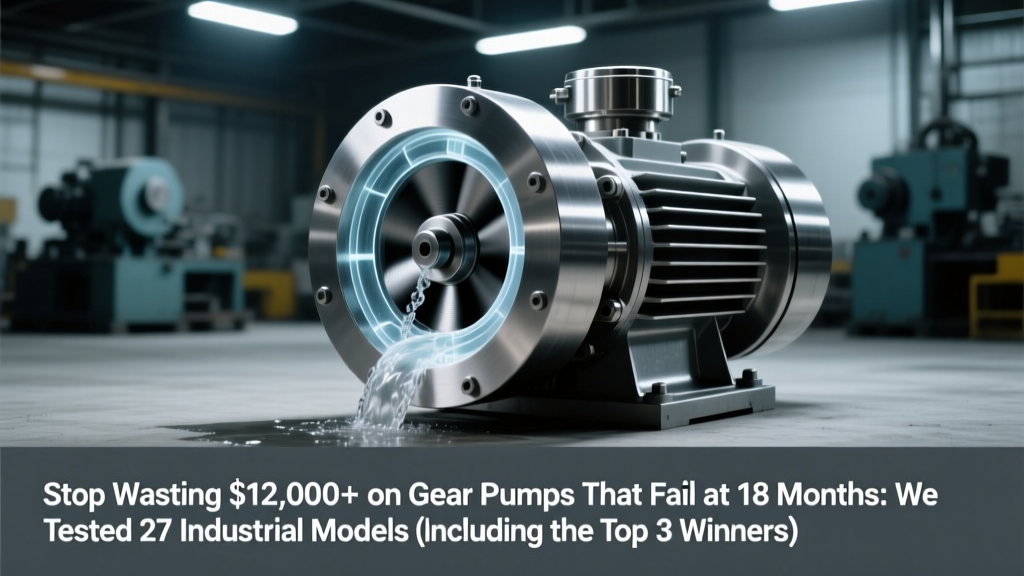 Top 5 Gear Pumps That Deliver Real ROI—Tested