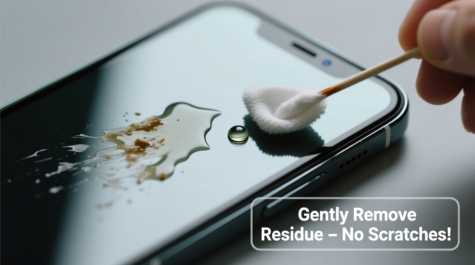 how to remove sticky residue from tech gadgets without damage