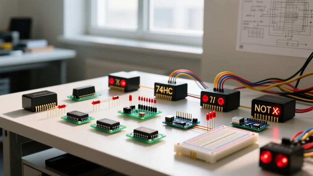 All Logic Gates Truth Table: IC Selection & Voltage Thresholds