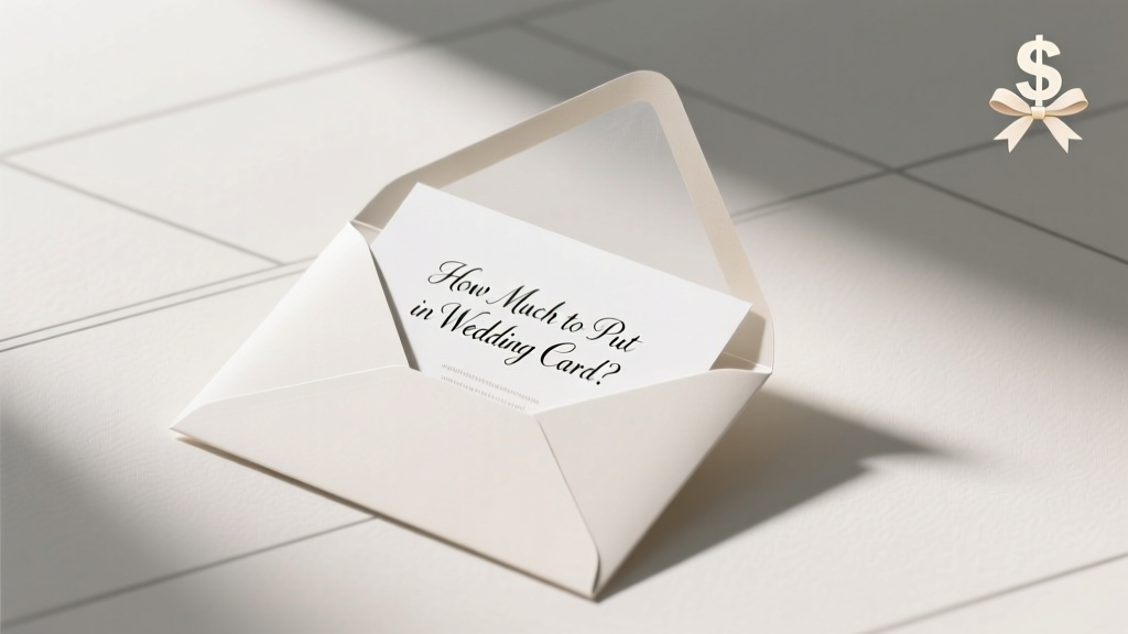 Wedding Card Amount: 2026 Dollar Ranges by Relationship