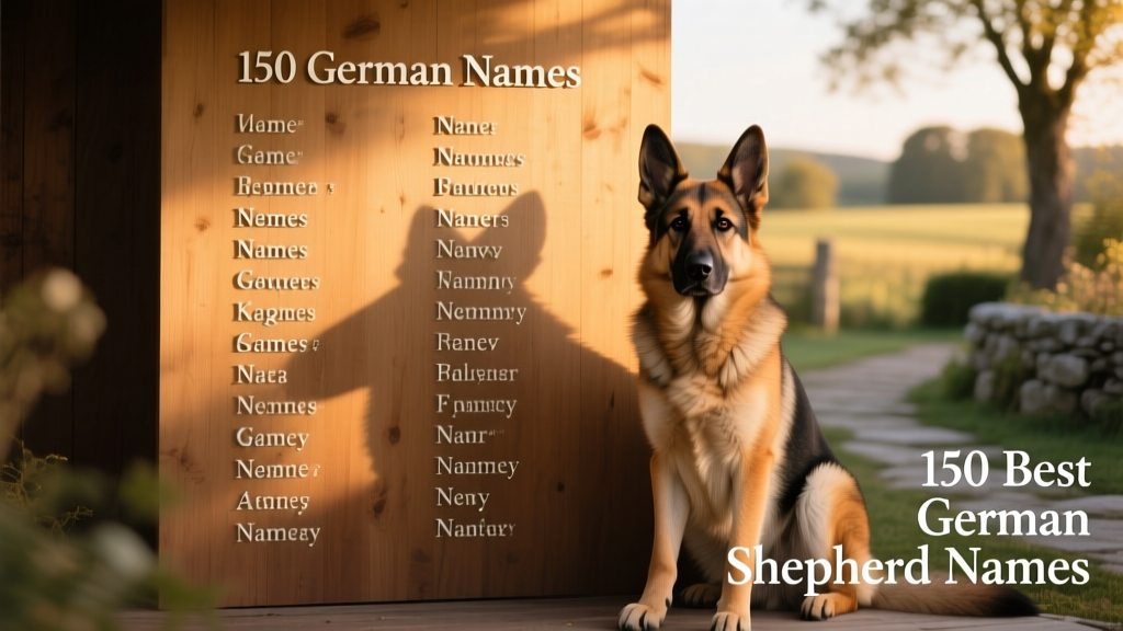 150 best German Shepherd names for your furry friend
