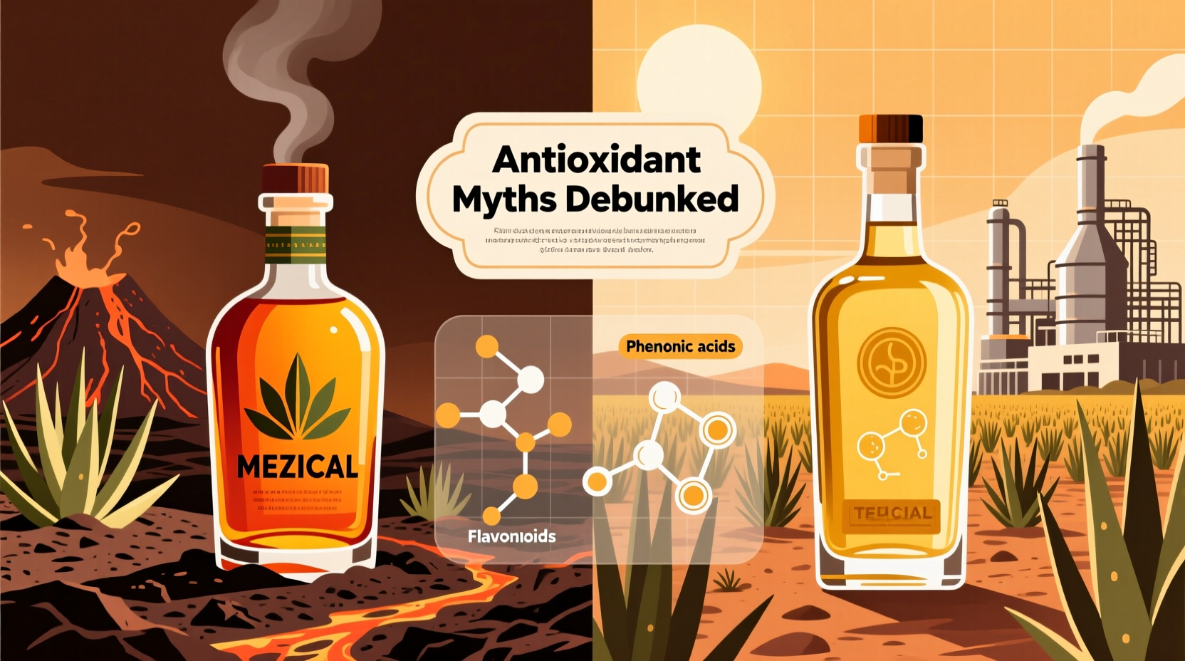 is mezcal healthier than tequila antioxidant myths debunked