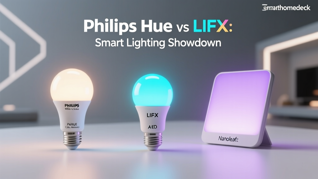 Philips Hue vs LIFX vs Nanoleaf: Smart Lighting Showdown