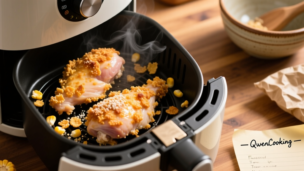Crispy Cornflake Chicken Breasts in Air Fryer