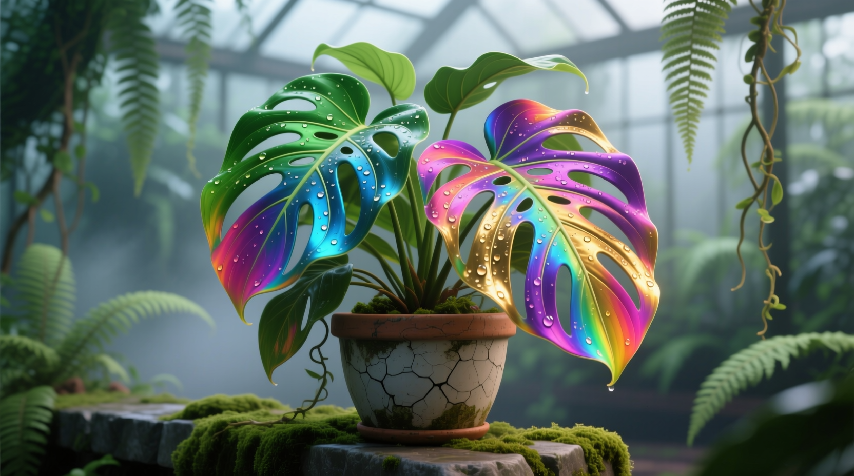 rainbow philodendron
