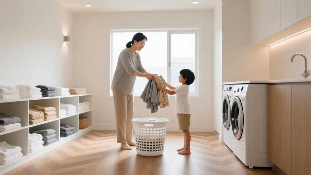 The 'Laundry Basket Relay' for Families with 3+ Kids...