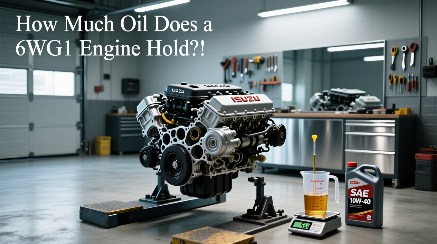 How to Choose Isuzu 6WG1 Engine Oil Capacity: Buying Guide