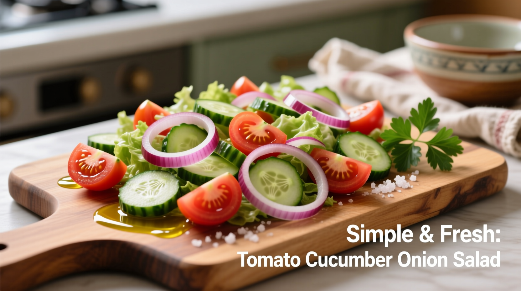 Perfect Tomato Cucumber Onion Salad Recipe in 10 Minutes