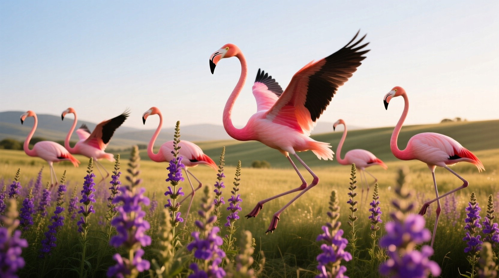 flock of flamingos penstemon