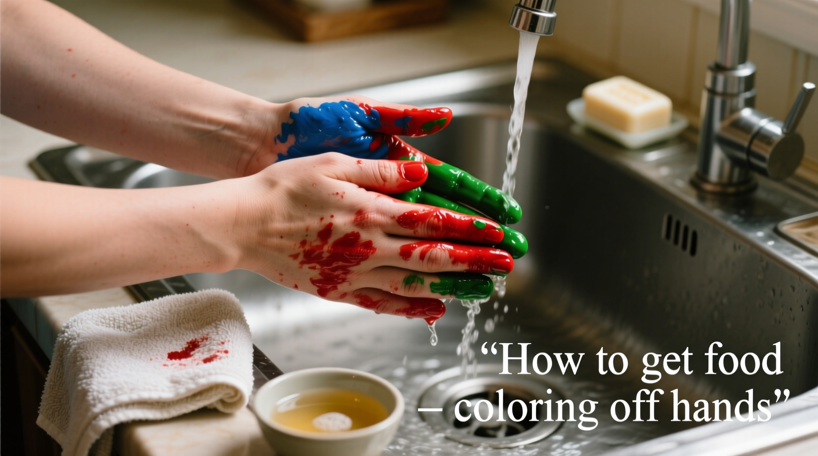 How to Remove Food Coloring From Hands: Fast & Safe Methods