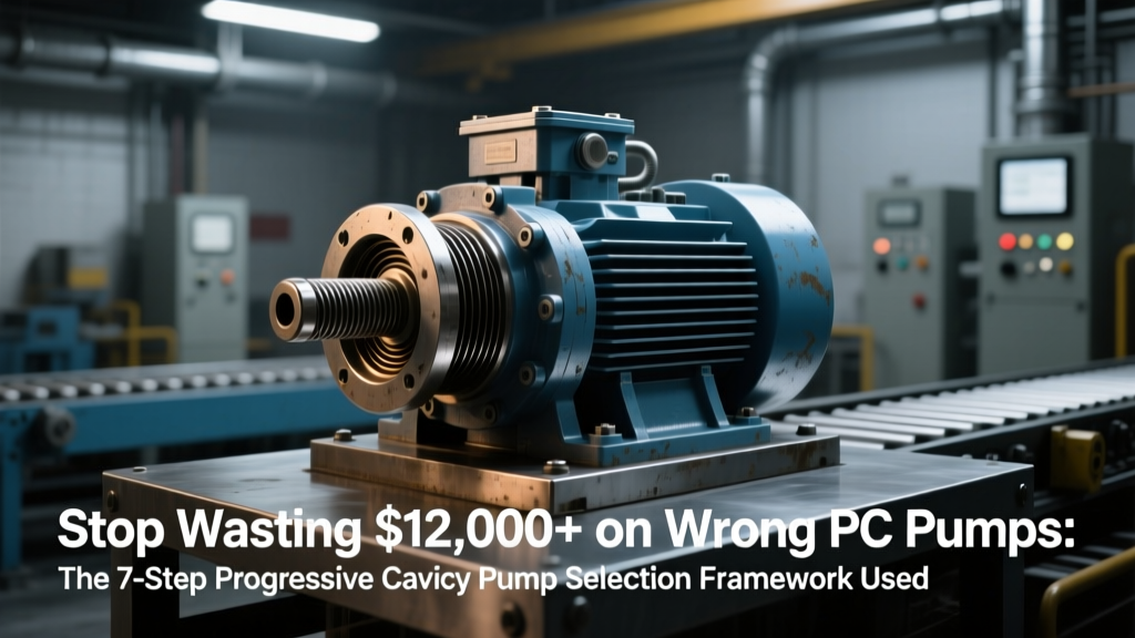 PC Pump Selection Guide: Avoid $12k+ Mistakes
