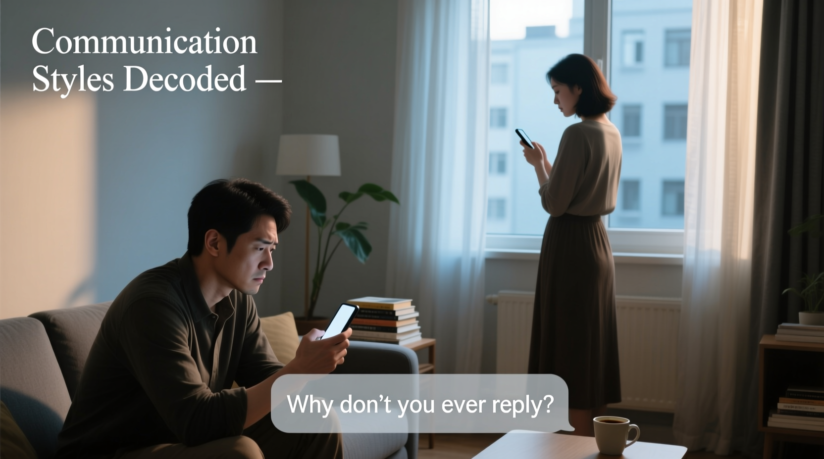 why does my partner never answer texts communication styles decoded