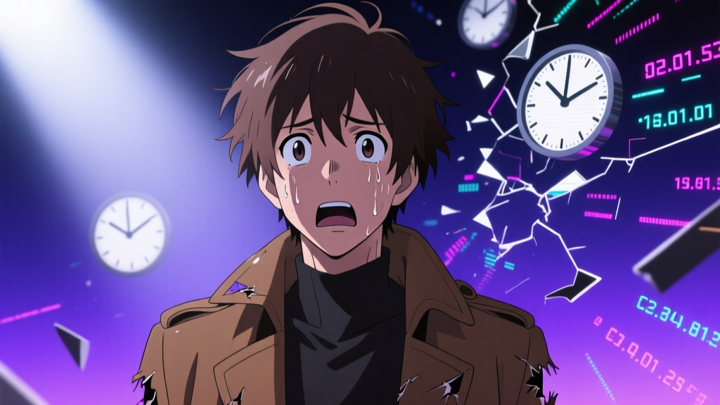 Okabe's Time-Leap Logic Loops in Steins;Gate