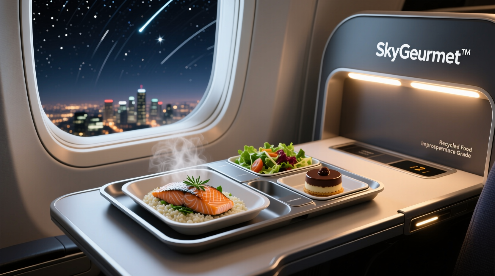use msg to improve airplane food