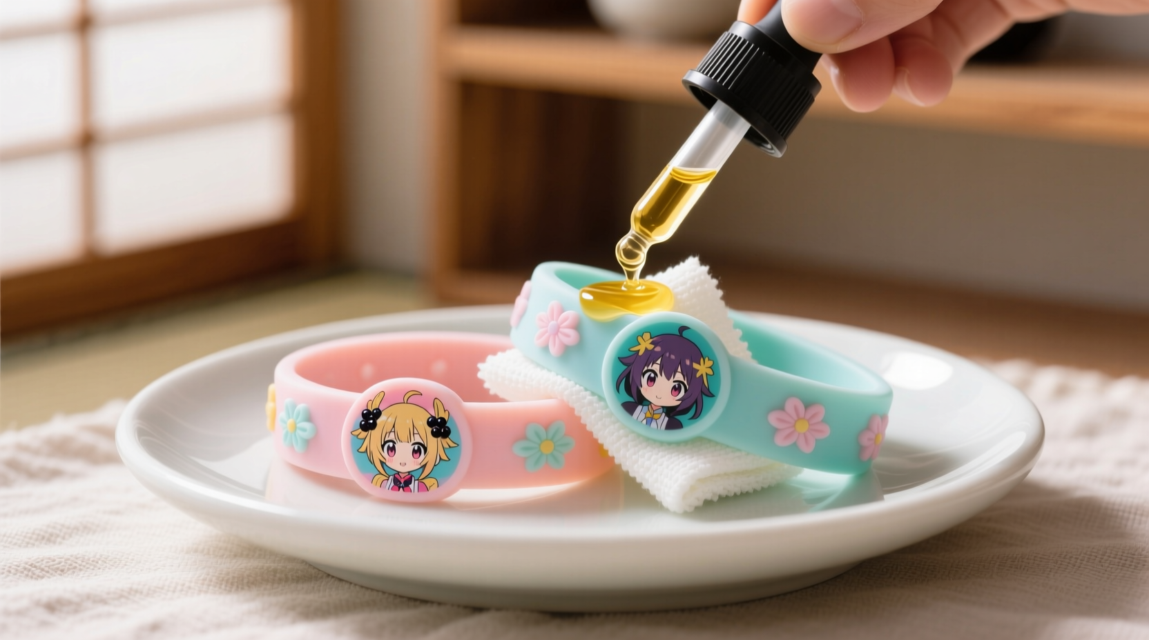 eco friendly cleaning tips for silicone anime wristbands