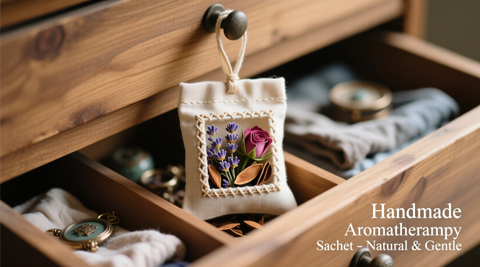 how to make a diy aromatherapy sachet for drawers and closets