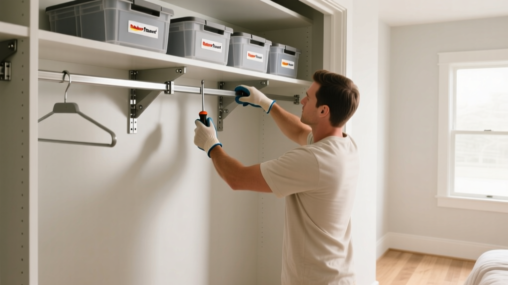 How to Install a Rubbermaid FastTrack Closet (Step-by-Step)