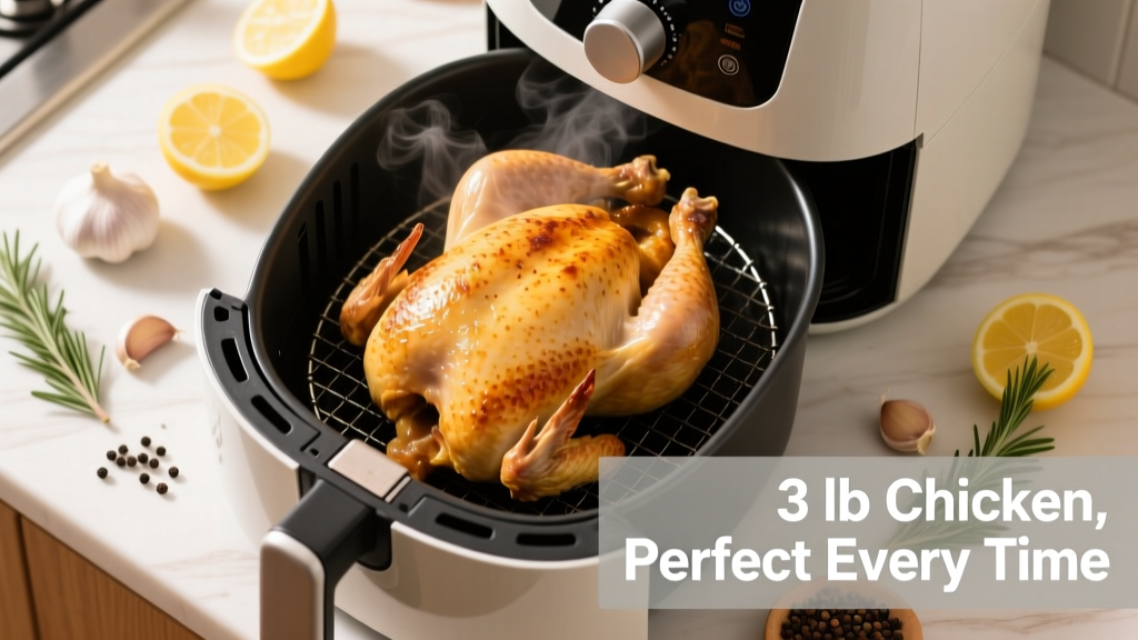How to Air Fry a 3 lb Chicken Perfectly (Every Time)