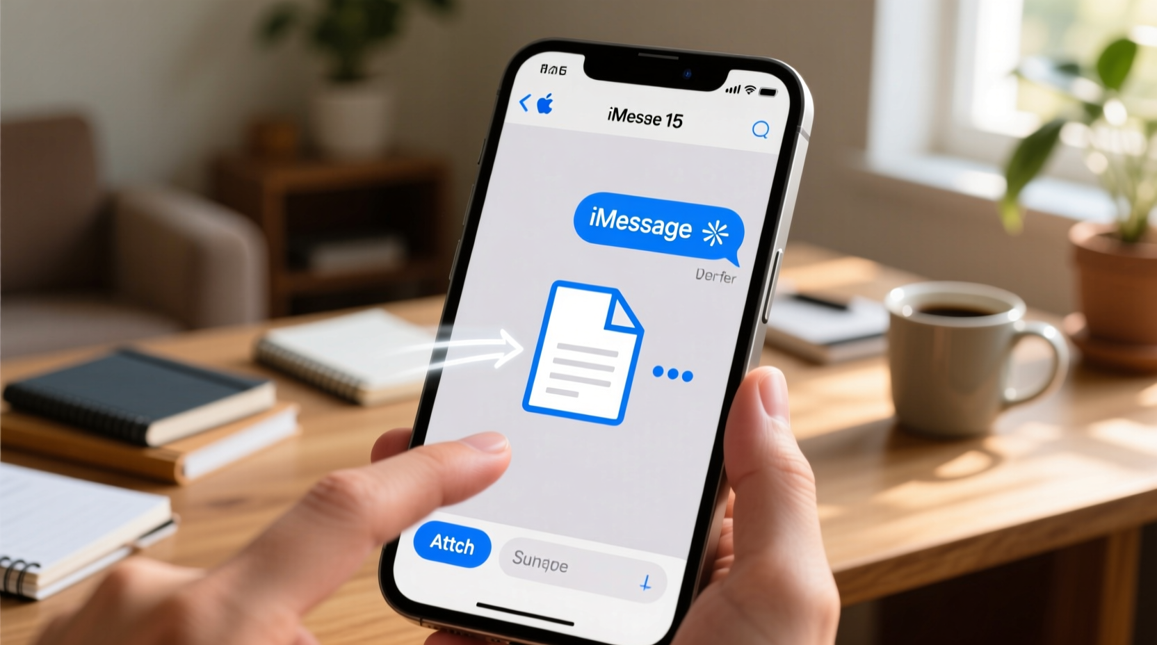 attacher quickly sends any file type with imessages
