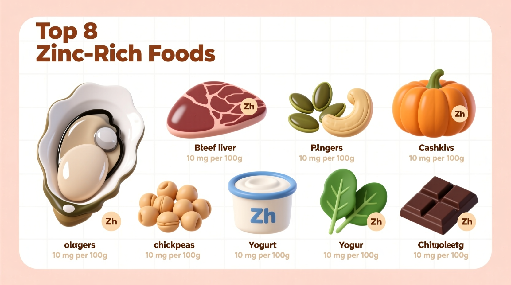what foods have zinc