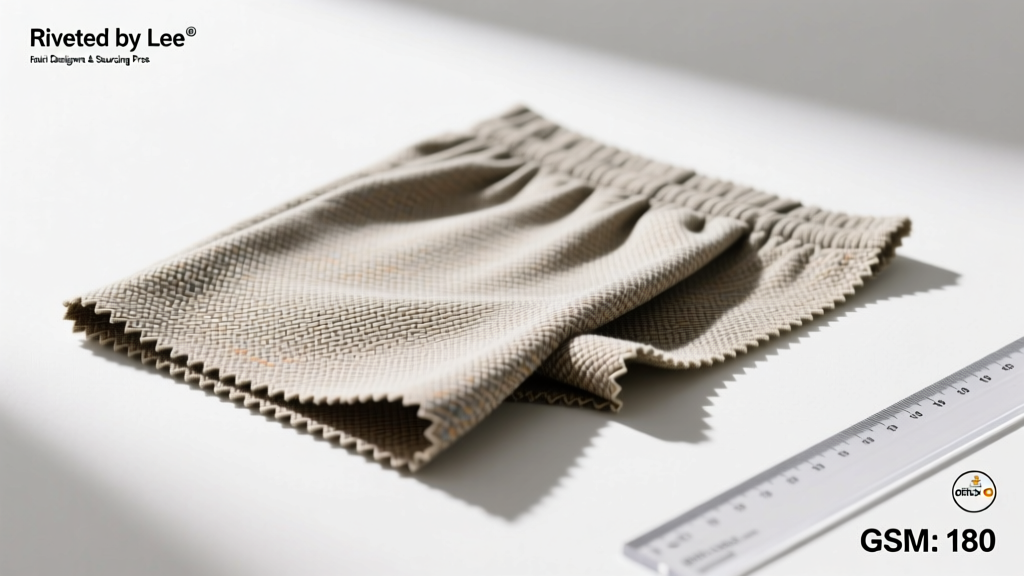 Riveted by Lee Shorts: Fabric Guide for Designers & Sourcing Pros