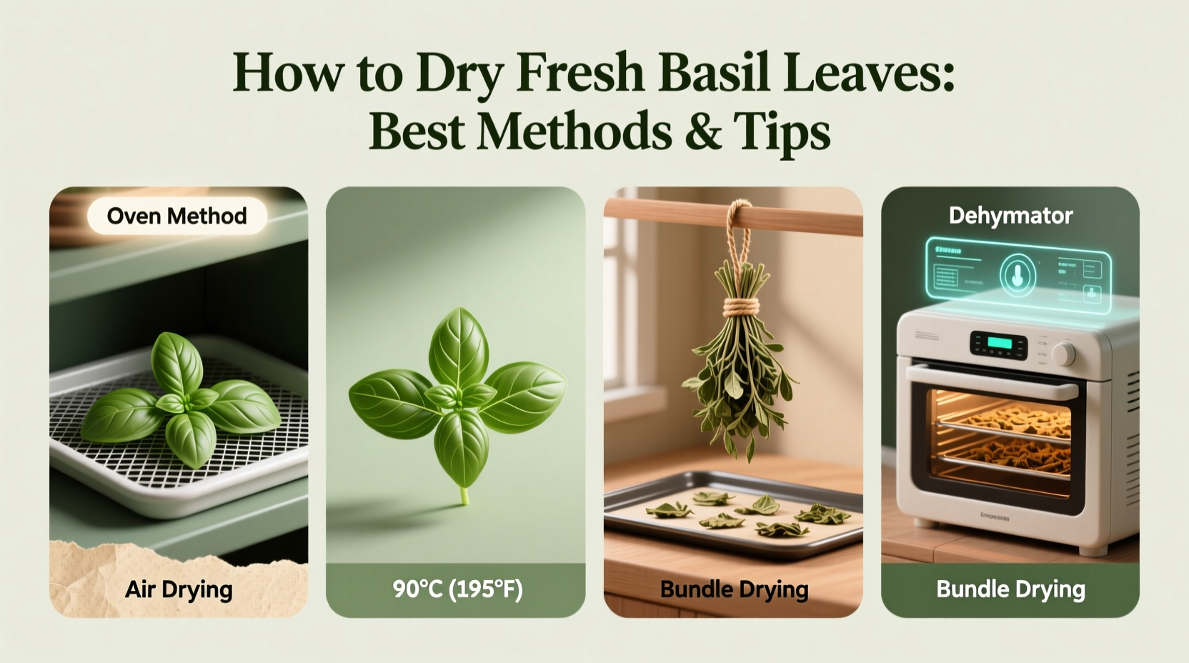 Dry Basil 3 Ways: Preserve Fresh Flavor | TheHomeSprouts
