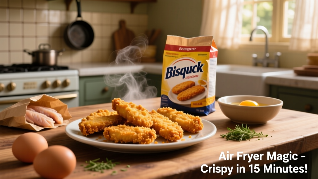 Crispy Bisquick Chicken Fingers in Air Fryer