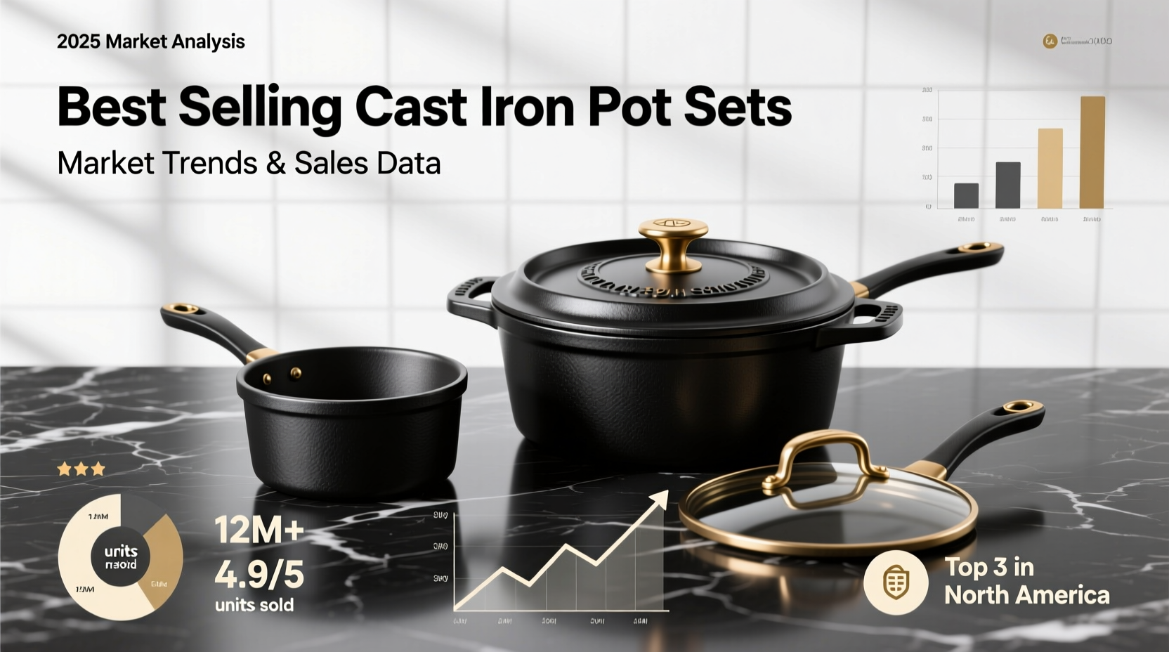 best selling cast iron pot set