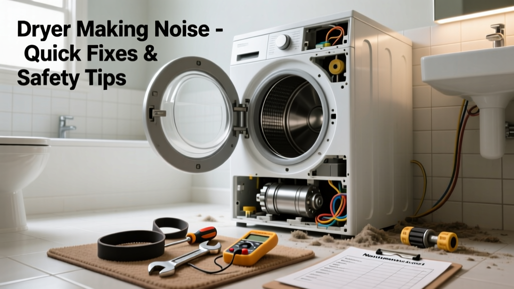 Dryer Making Noise in Bathroom: Quick Fixes & Safety Tips