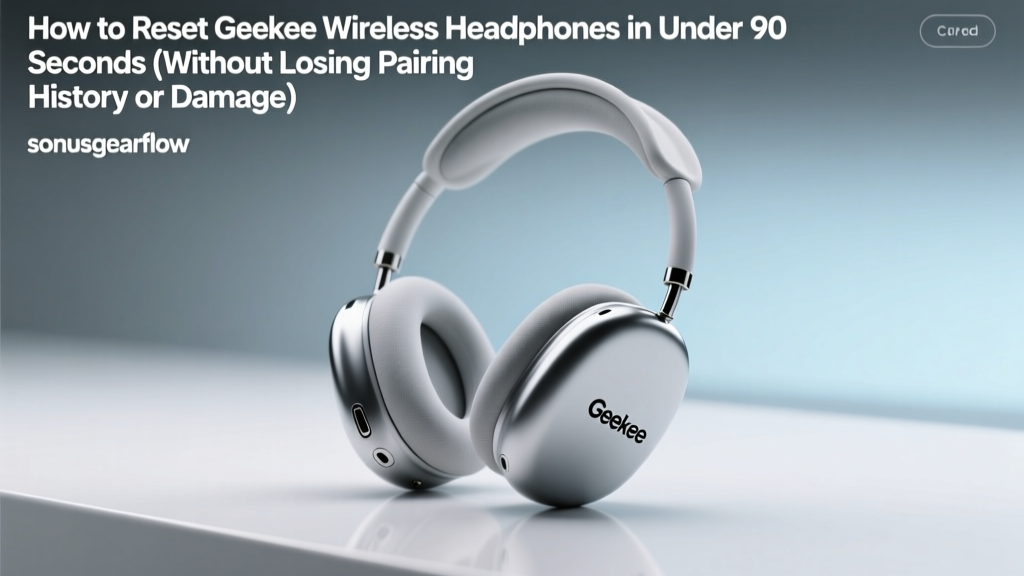 How to Reset Geekee Wireless Headphones (2026)