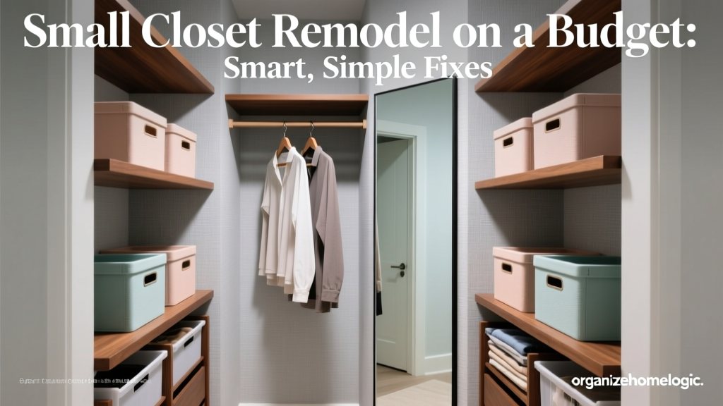 Small Closet Remodel on a Budget: Smart, Simple Fixes