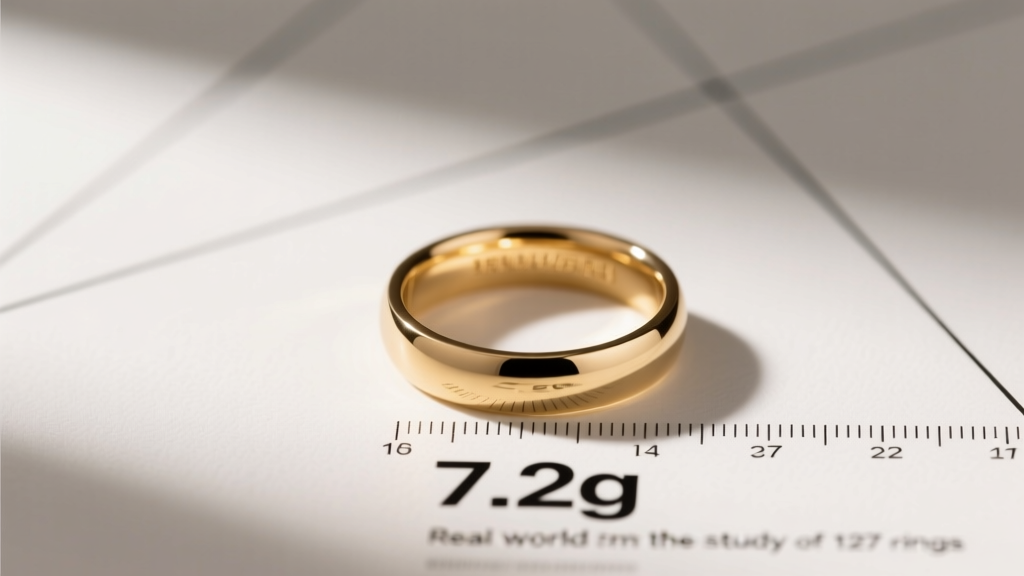 Wedding Ring Weight in Grams: Real Data (2026)