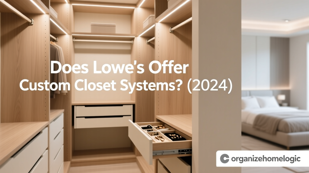 Does Lowe's Offer Custom Closet Systems? (2024)