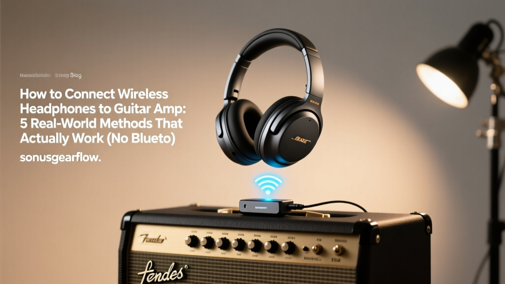 Wireless Headphones to Guitar Amp: 5 Reliable Methods