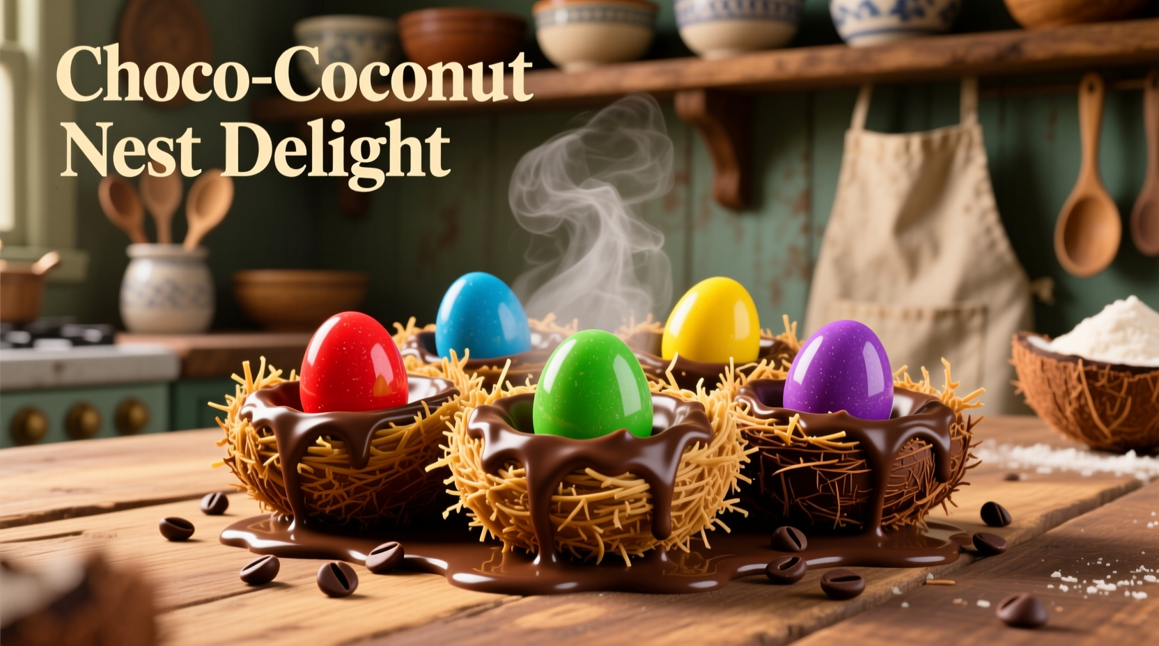 Chocolate Coconut Nests with Jelly Bean Eggs Recipe: Science-Backed Hacks
