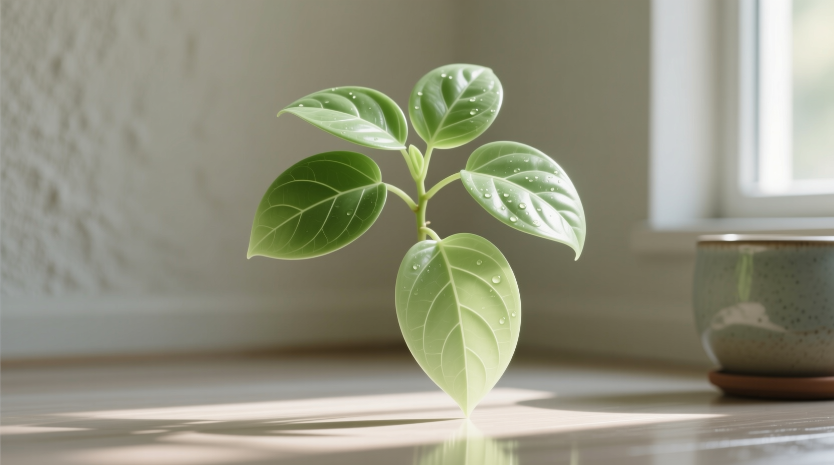 light green peperomia