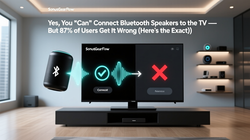 Bluetooth TV Speakers: Fix for Samsung, LG, Sony, Roku, Fire
