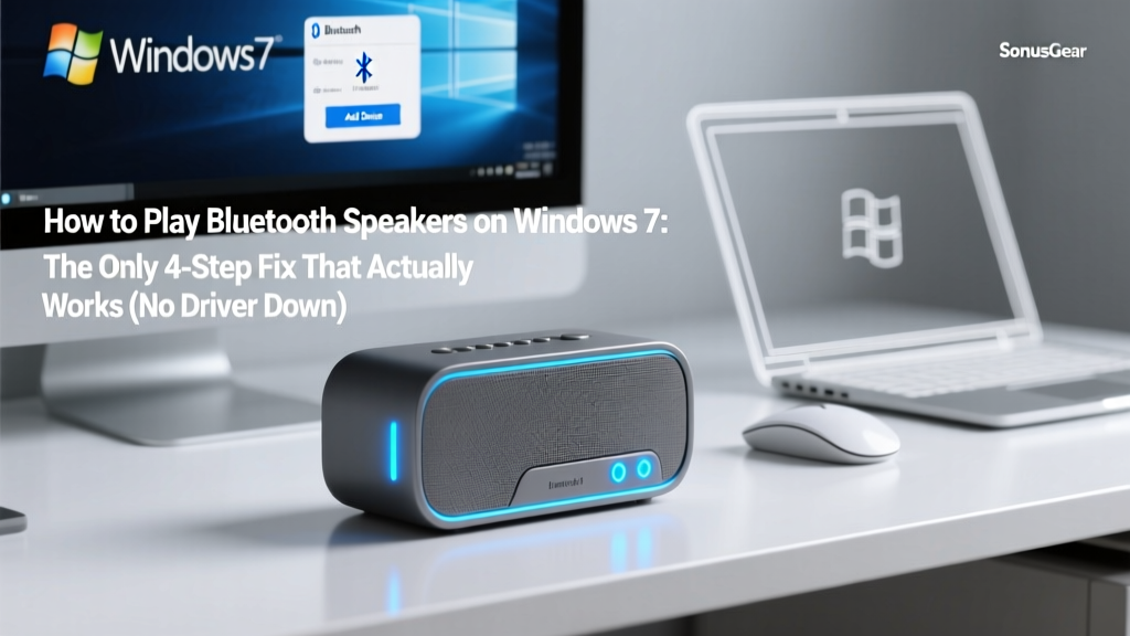 Windows 7 Bluetooth Speakers Fix (2026)