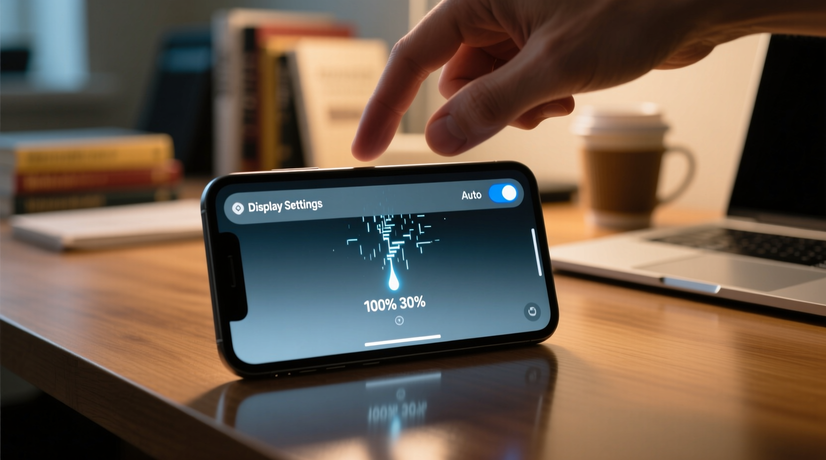 why does my screen dim randomly on its own settings to check now