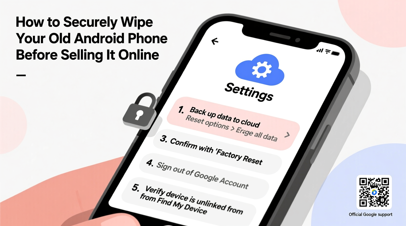 how to securely wipe your old android phone before selling it online