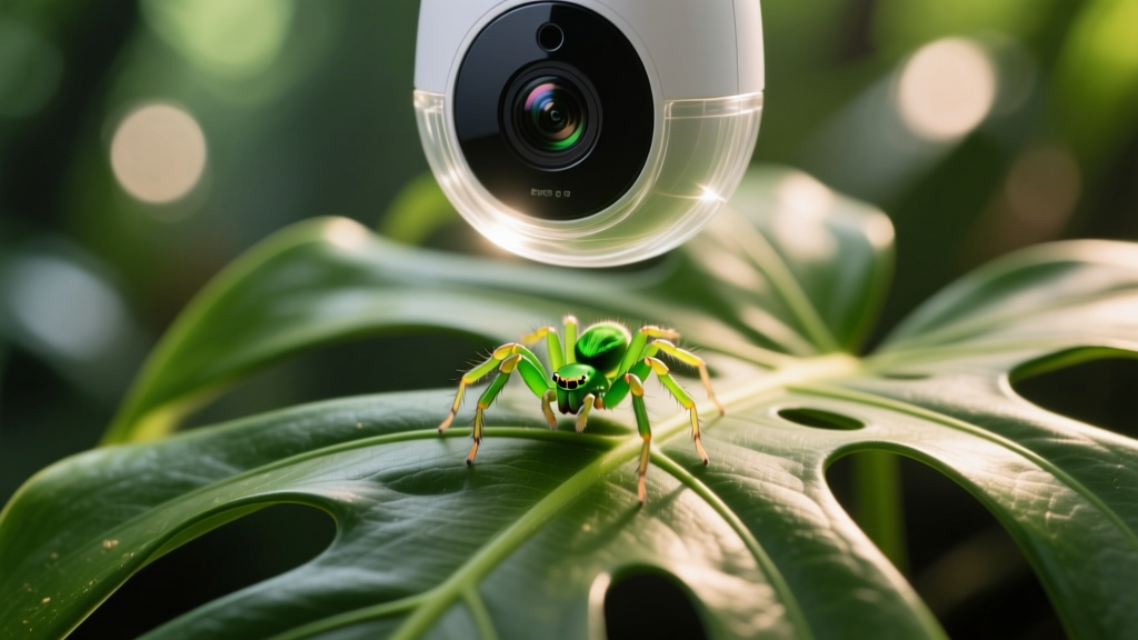 Tracking a Tiny Green Spider in House: Battery AI Camera Guide