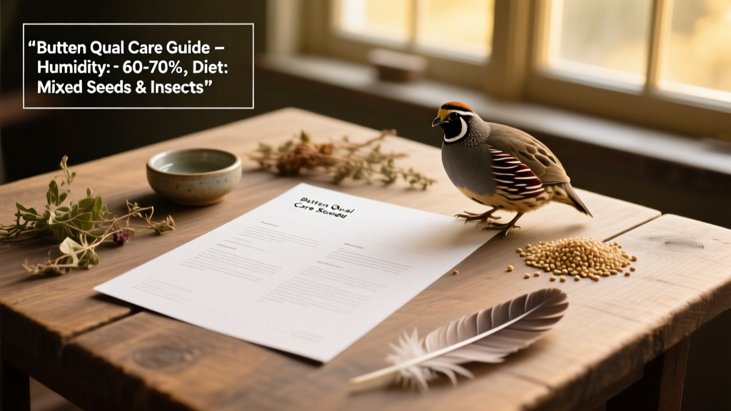 Button Quail Care Sheet