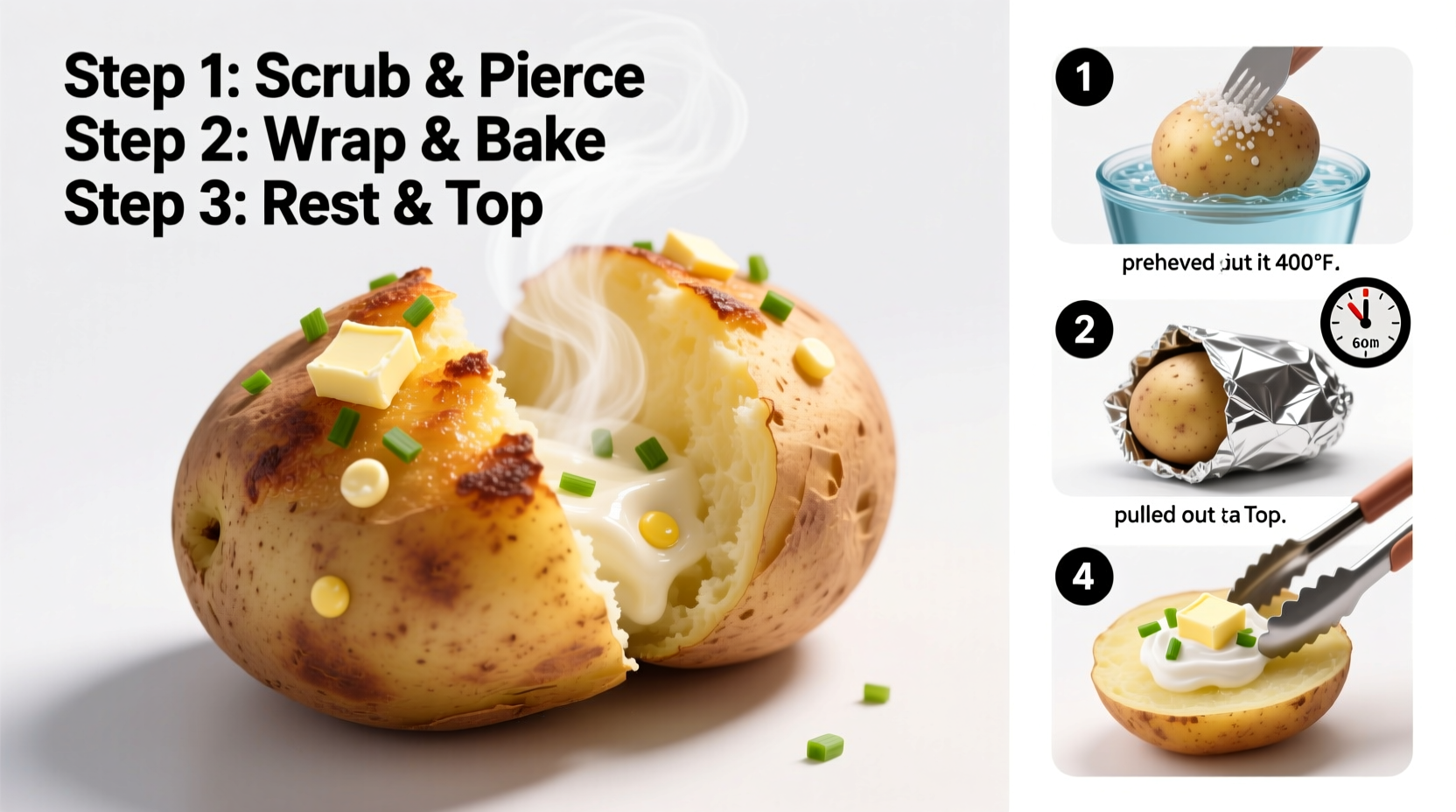 Perfect Baked Potato: Simple Steps for Fluffy Results Every Time