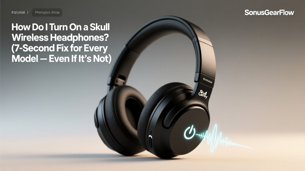 How Do I Turn On A Skull Candy Wireless Headphones
