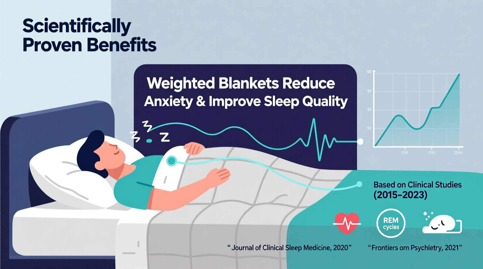do weighted blankets help with anxiety and improve sleep quality scientifically proven