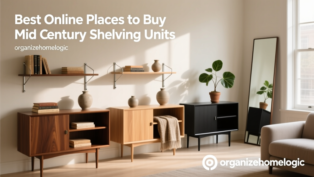 Best Online Places to Buy Mid Century Shelving Units