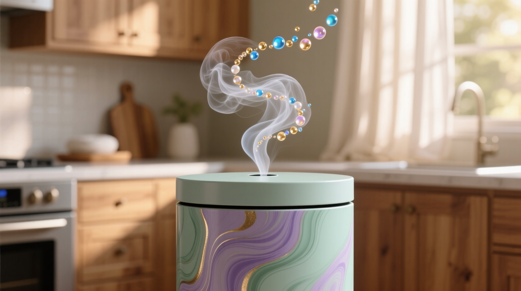 make your garbage smell pretty with essential oils