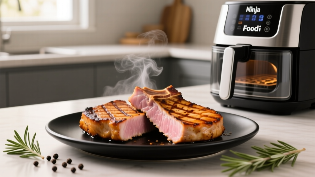 Perfect Pork Chops in Ninja Foodi Deluxe (Crispy & Juicy!)